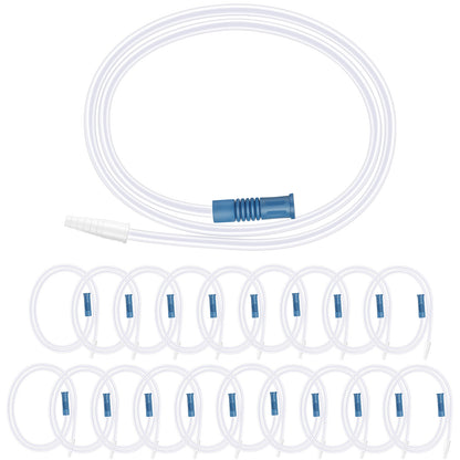 40" Leg Bag Extension Tubing – Flexible and Kink-Resistant Urinary Collection Tube Blue